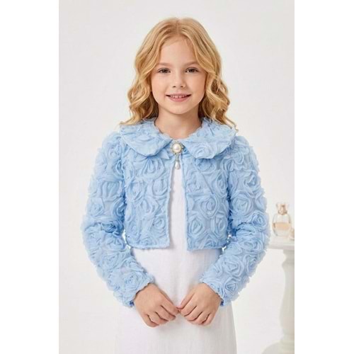 Rosali Kız Çocuk Mevsimlik Bolero
