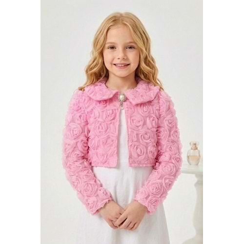 Rosali Kız Çocuk Mevsimlik Bolero