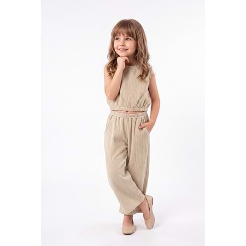 Müslin Kız Çocuk Takım M00826