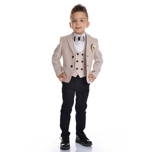 Yaka Çiçekli Erkek Çocuk Spor Kesim Takım SB283