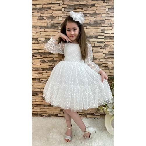 Kız Çocuk Kt-kt Dantel Kız Çocuk Elbise SB306