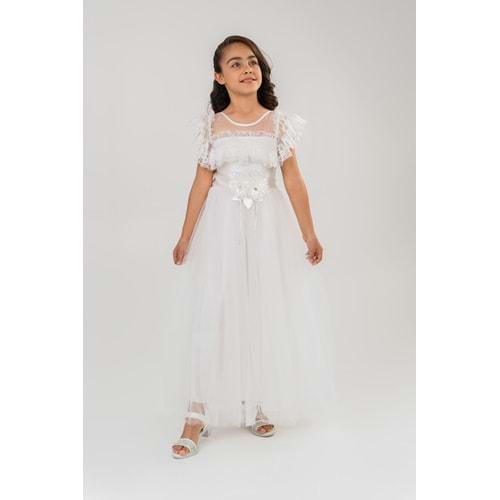 Saten Kız Çocuk Abiye SB466