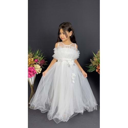 Organze Kumaş Kız Çocuk Abiye SB475