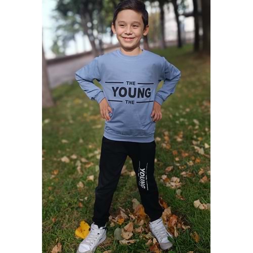 İkiiplik Günlük Eşofman Erkek Çocuk Takım SB552