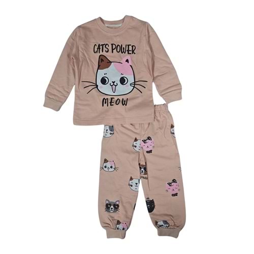 İkiiplik Kız Pijama Takım SB602