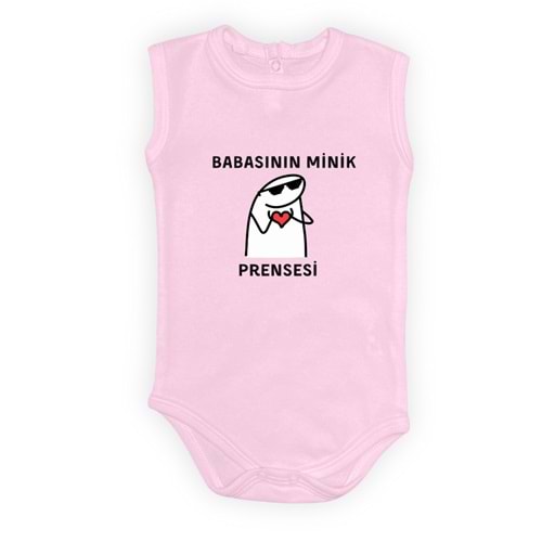 Babasının Minik Prensesi Esprili Kız Bebek Badi SB638
