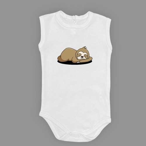 Uykucu Hayvan Unisex Bebek Badi SB640