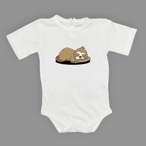 Uykucu Hayvan Unisex Bebek Badi SB640