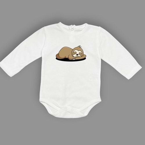 Uykucu Hayvan Unisex Bebek Badi SB640