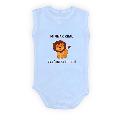 Aslan Minnak Kral Esprili Erkek Bebek Badi SB641