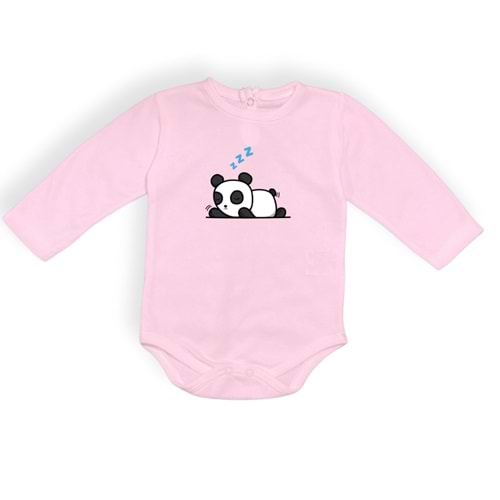 Panda Motif Unisex Penye Bebek Body SB643
