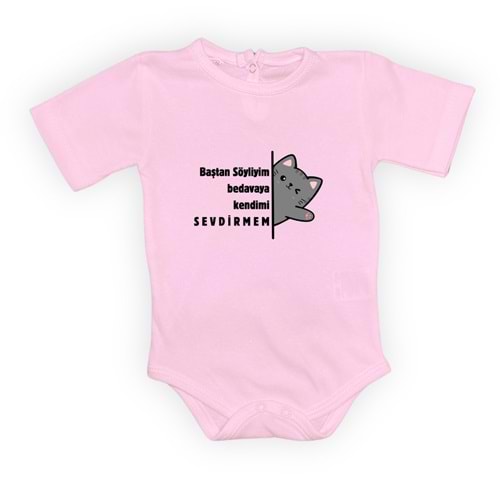 Sevdirmem Esprili Kedili Unisex Badi SB648