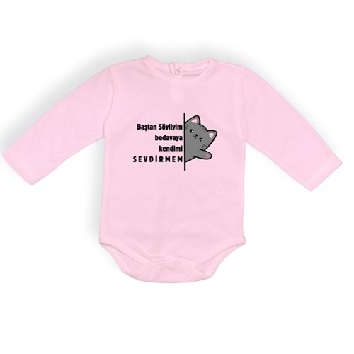 Sevdirmem Esprili Kedili Unisex Badi SB648