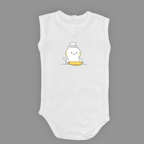 Aşcı Kedi Kız Bebek Badi SB657