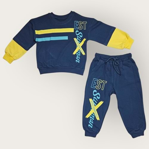 Baskılı Erkek Çocuk Eşofman SB3113