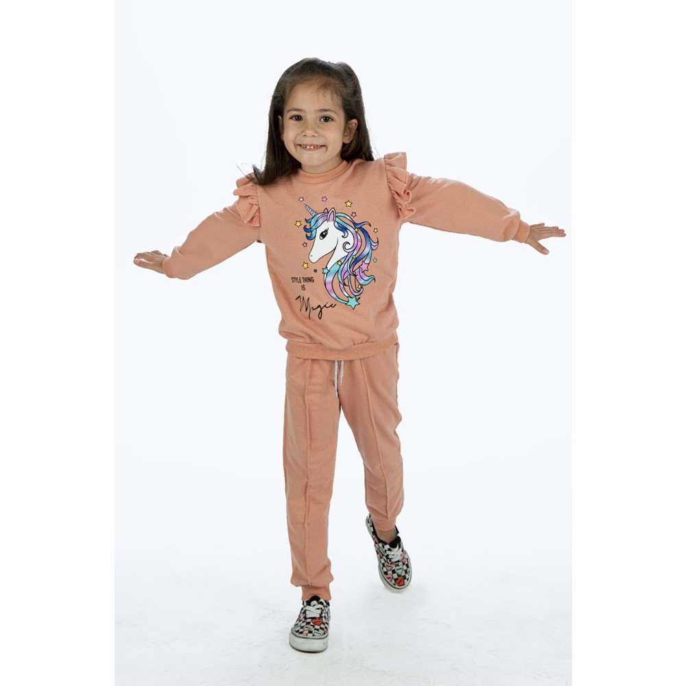 Kız Çocuk İkiiplik Eşofman Takım