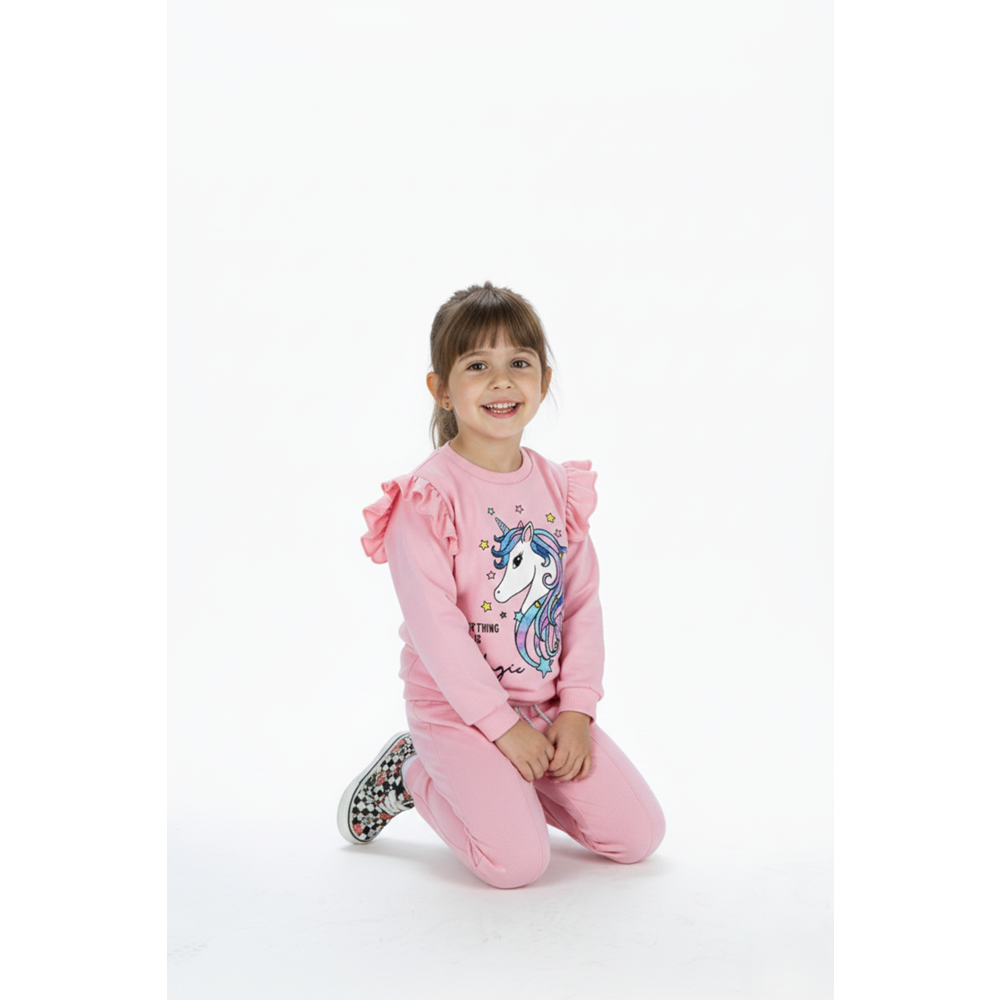 Kız Çocuk İkiiplik Eşofman Takım