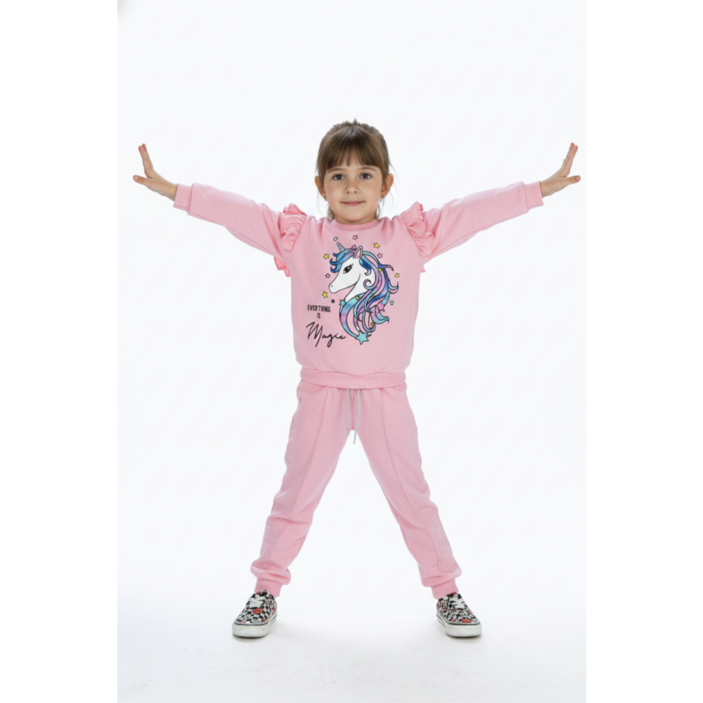 Kız Çocuk İkiiplik Eşofman Takım