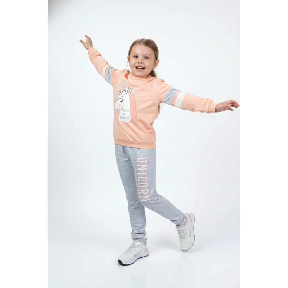 Kız Çocuk İkiiplik Eşofman Takım