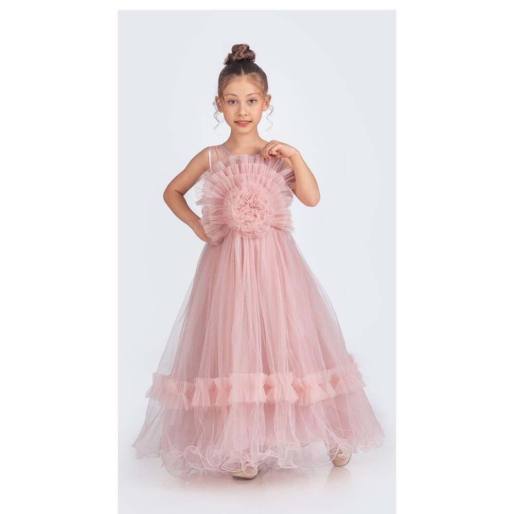 Tütülü Uzun Etekli Kız Abiye SB670