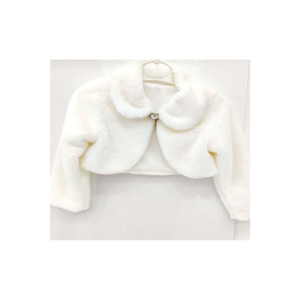 Kışlık Uzun Kollu Kız Çocuk Bolero