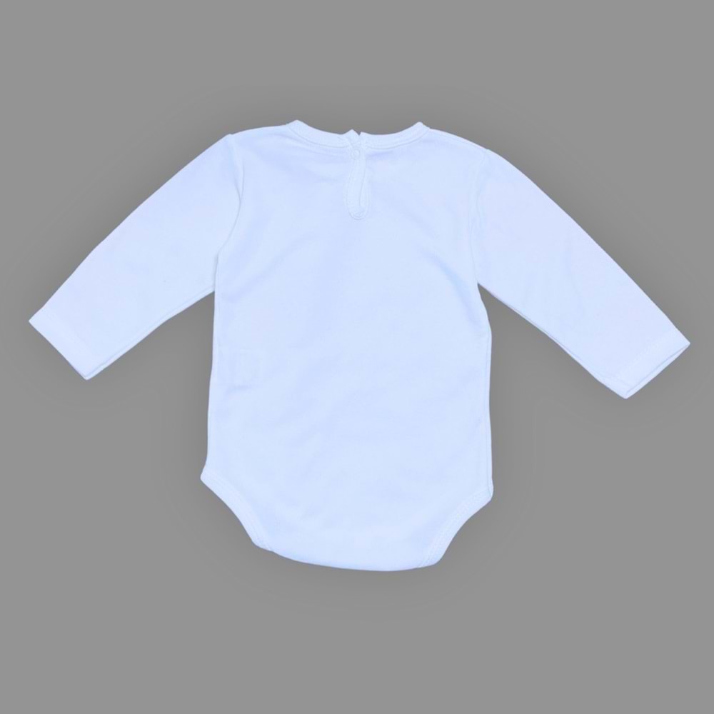 Bebek Çıtçıtlı Body Kısa, Uzun ve Kolsuz Yemek Yiyen Kedi Baskılı SB690