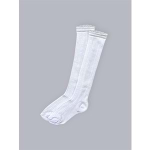 Desenli Dizaltı Çorap Kız Çocuk Çorap SB709