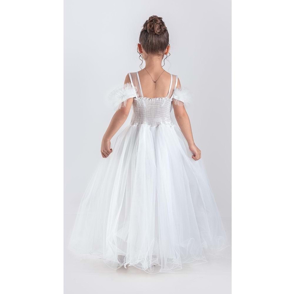 Kız Çocuk Tüllü Abiye SB723