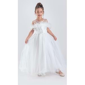 Kız Çocuk Tüllü Abiye SB723