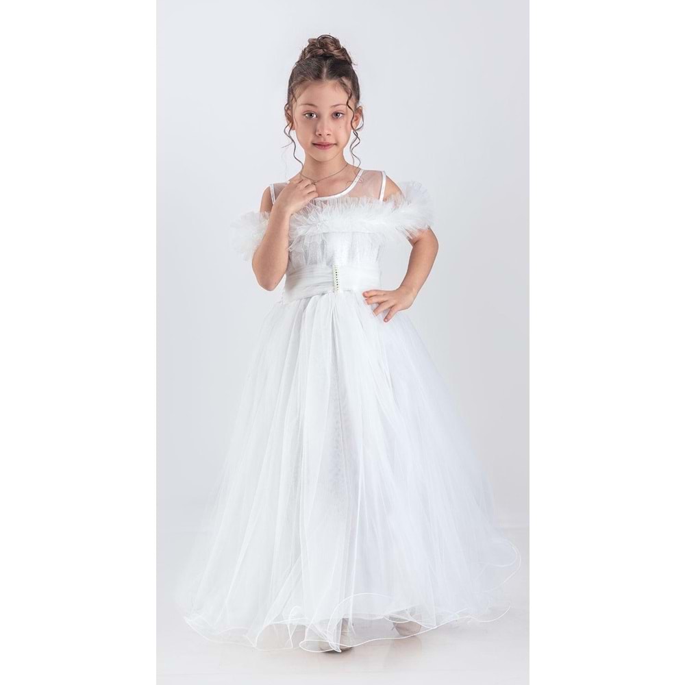 Kız Çocuk Tüllü Abiye SB723
