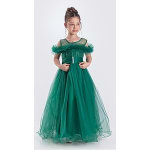 Kız Çocuk Tüllü Abiye SB723