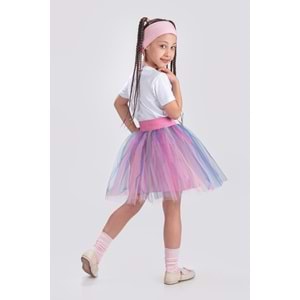 Renkli Tütü Özel Gün Çocuk Etek SB727