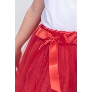 Kız Çocuk Kurdelalı Tül Etek SB728