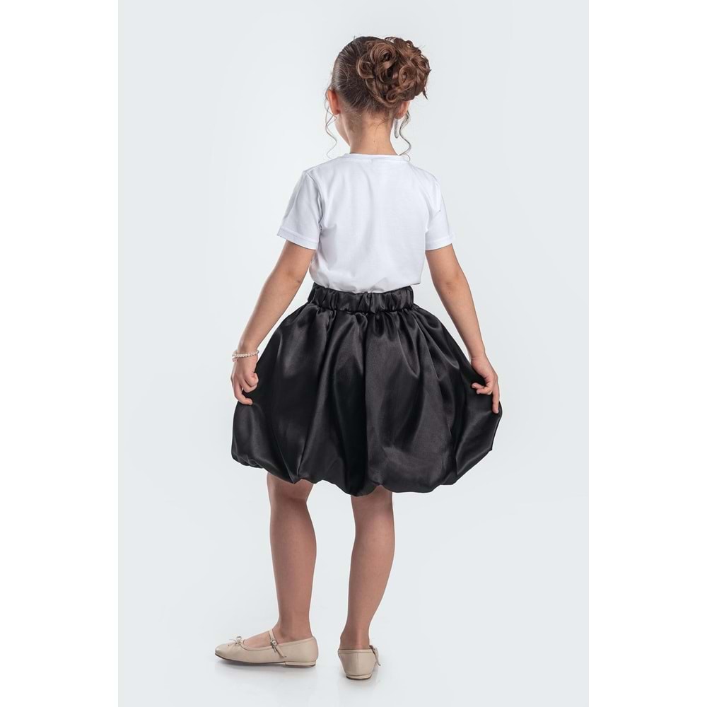 Kız Çocuk Saten Pamuk Astarlı Etek SB729