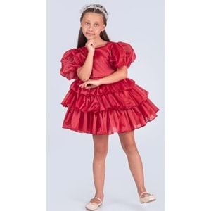 Kız Çocuk Çıkarılabilir Kuyruklu, Taçlı Elbise Abiye