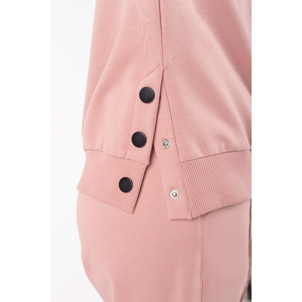 Kız Çocuk Çıtçıtlı Tarz Eşofman Takım