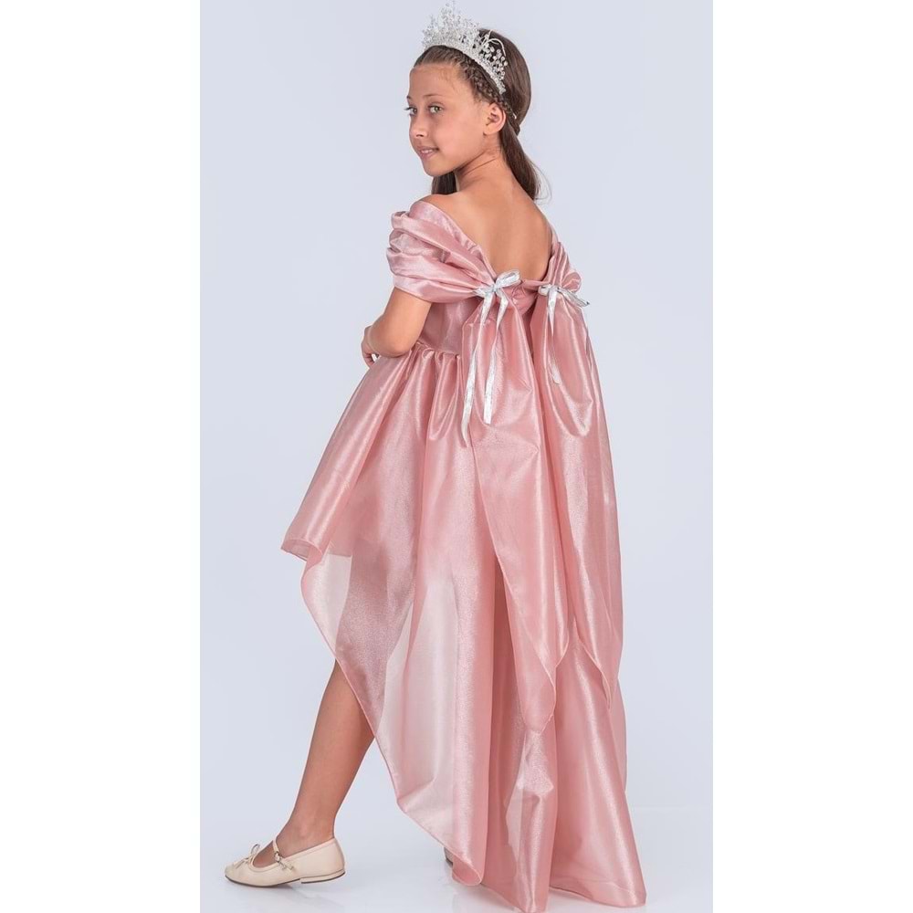 Kız Çocuk Kuyruklu Kristal Abiye