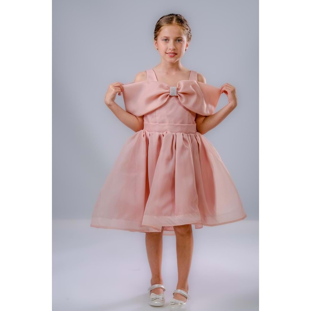 Kız Çocuk Kuyruklu Kristal Abiye