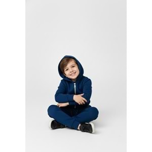 2iplik Erkek Çocuk Kapüşonlu Eşofman Takım M00765