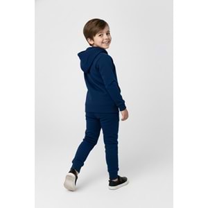 2iplik Erkek Çocuk Kapüşonlu Eşofman Takım M00765