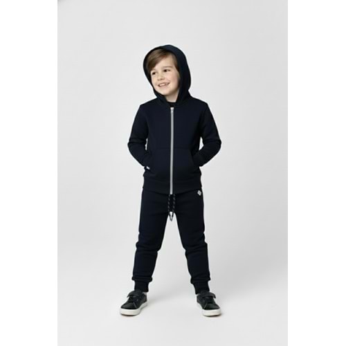 2iplik Erkek Çocuk Kapüşonlu Eşofman Takım M00765