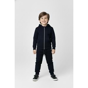2iplik Erkek Çocuk Kapüşonlu Eşofman Takım M00765