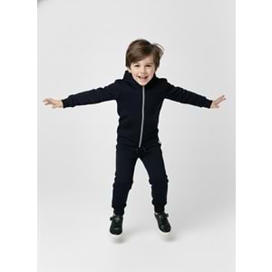 2iplik Erkek Çocuk Kapüşonlu Eşofman Takım M00765