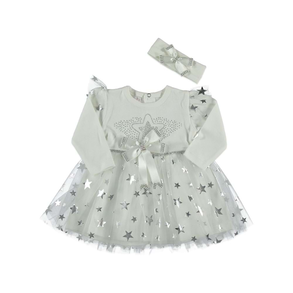 Kız Bebe Simli Elbise