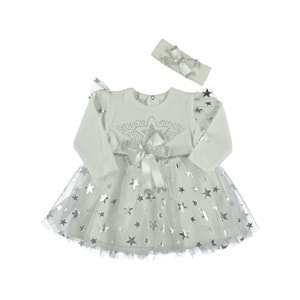 Kız Bebe Simli Elbise
