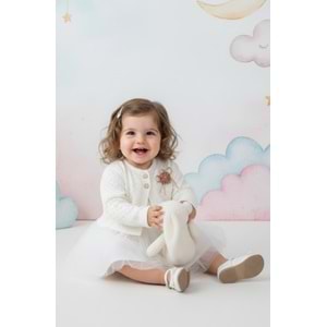 Kız Bebek Bolerolu Tütülü Elbise