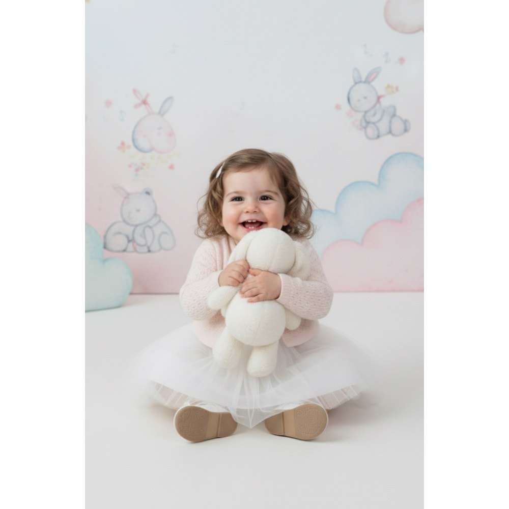 Kız Bebek Bolerolu Tütülü Elbise