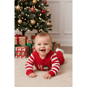 Yılbaşı Çıt Çıt Kapamalı Bebek Tulum M00775