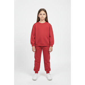 Baskısız, Cepli Çocuk 2 İplik Pijama Takımı M00776