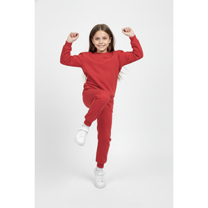 Baskısız, Cepli Çocuk 2 İplik Pijama Takımı M00776
